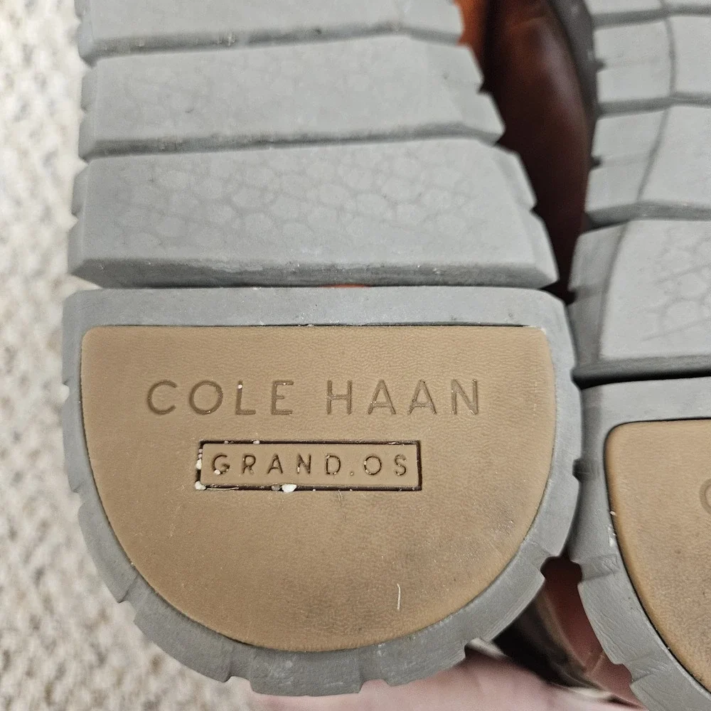 Cole Haan 11.5W Zerogrand Hiker Boot British Tan Leather Waterproof C33471 Men's